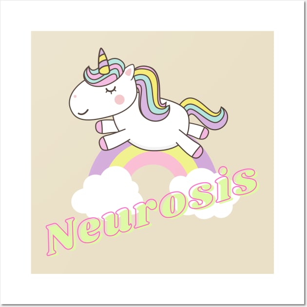neurosis ll unicorn Wall Art by j and r